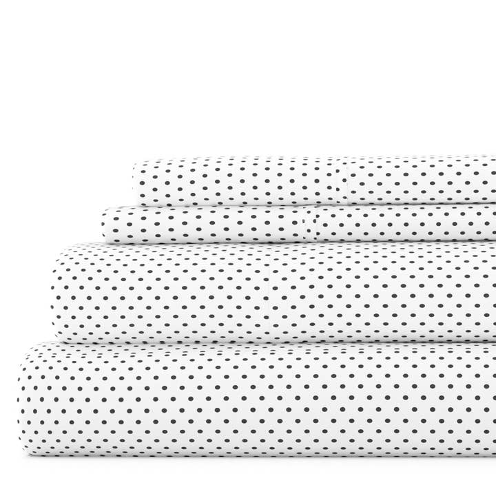 4 Piece Stippled Pattern Sheet Set for wholesale by ienjoy Home