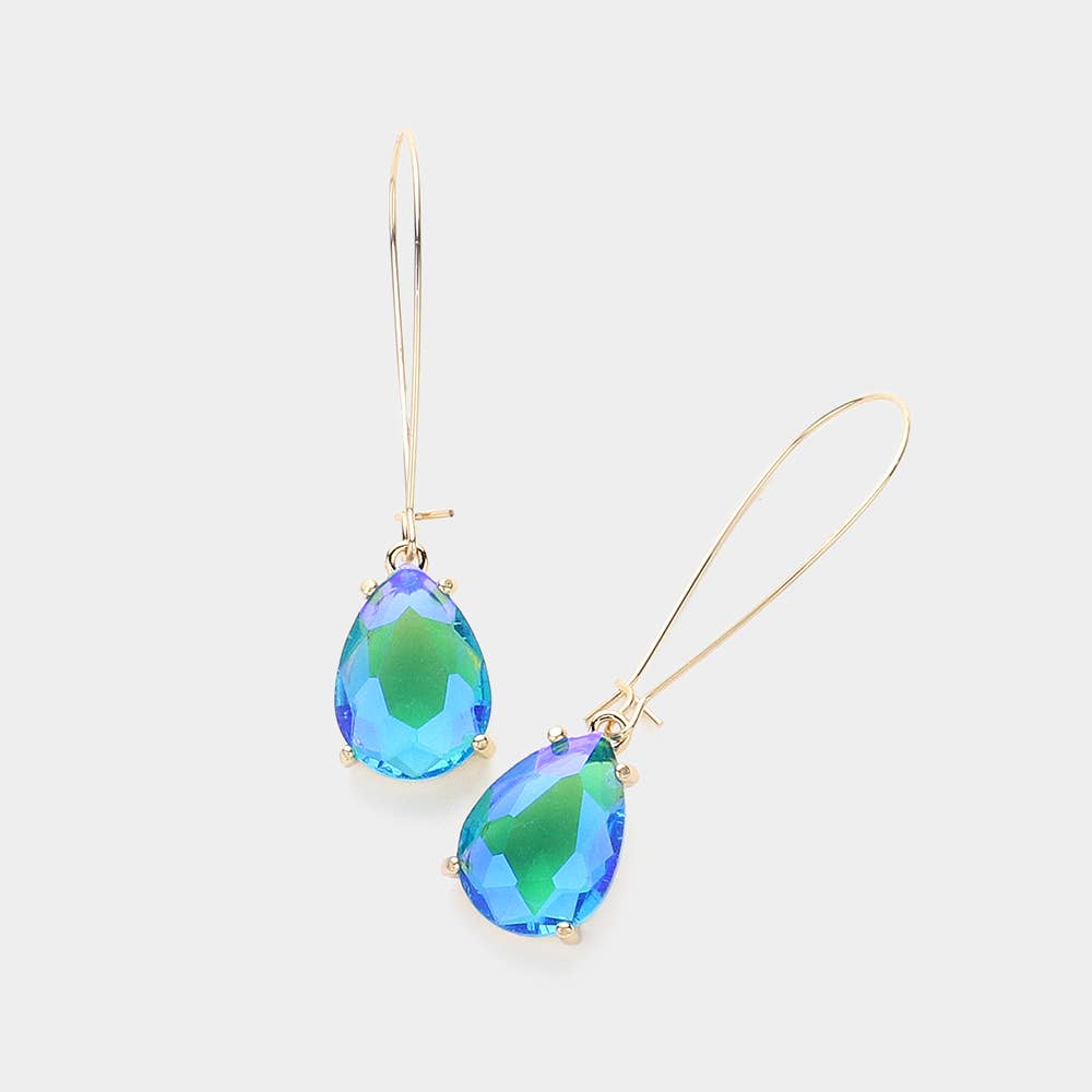 Sensibling Corp. - Vente Boucles d'oreilles pendantes - boucles d'oreilles de soirée pendantes en pierre de larme15