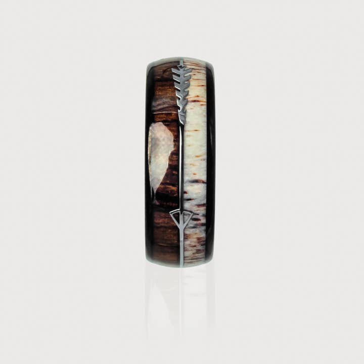 Wooden Element - Wholesale Band/Stacked Ring - Moonshine Ring1