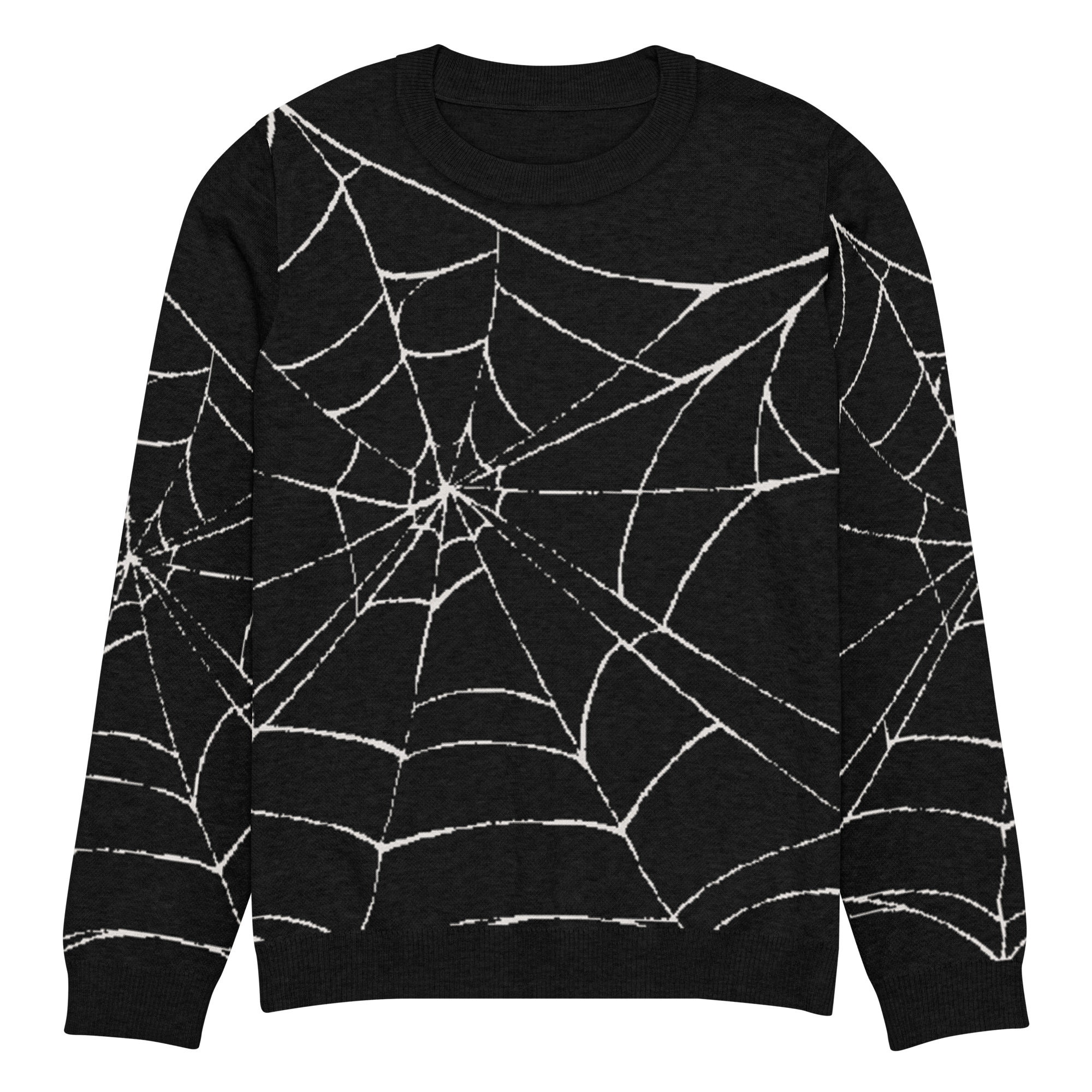 Goth Cloth Co. - Wholesale Knit Sweater - Unisex - Webs We Weave Knit Crew Neck Sweater4