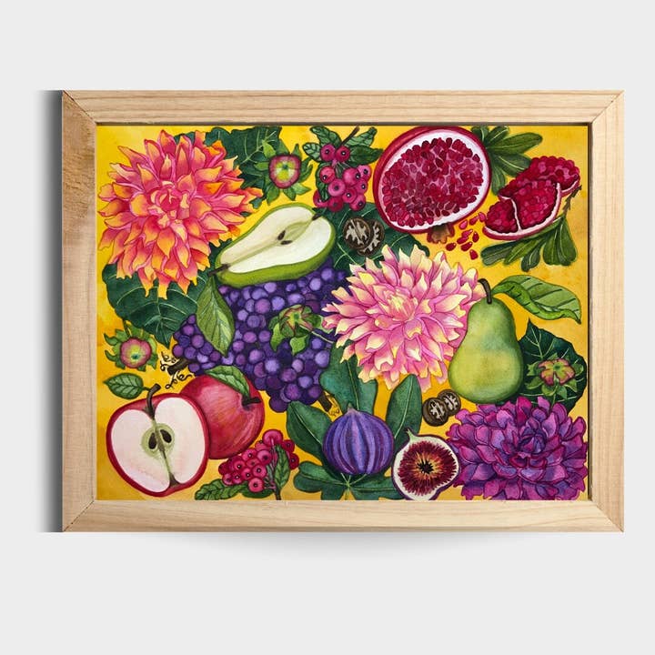 Abbondante stampa artistica ad acquerello 11 «x14" per la vendita all'ingrosso da parte di Chloe Marie Hourdequin Designs