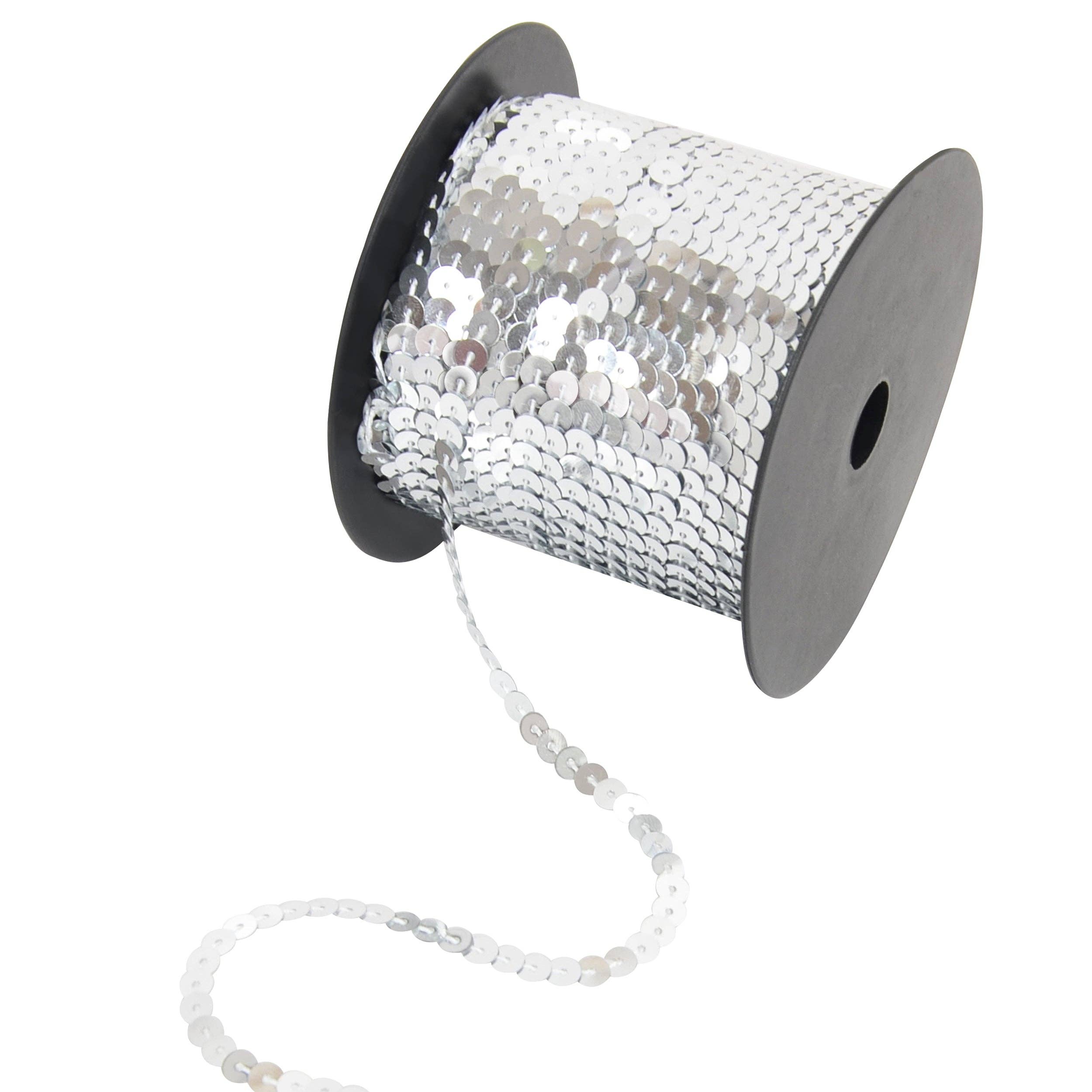 AK Brand - Venta al por mayor Material para manualidades - Tira de Lentejuelas Planas 6mm Lentejuela Metálica Adorno de Lentejuelas29