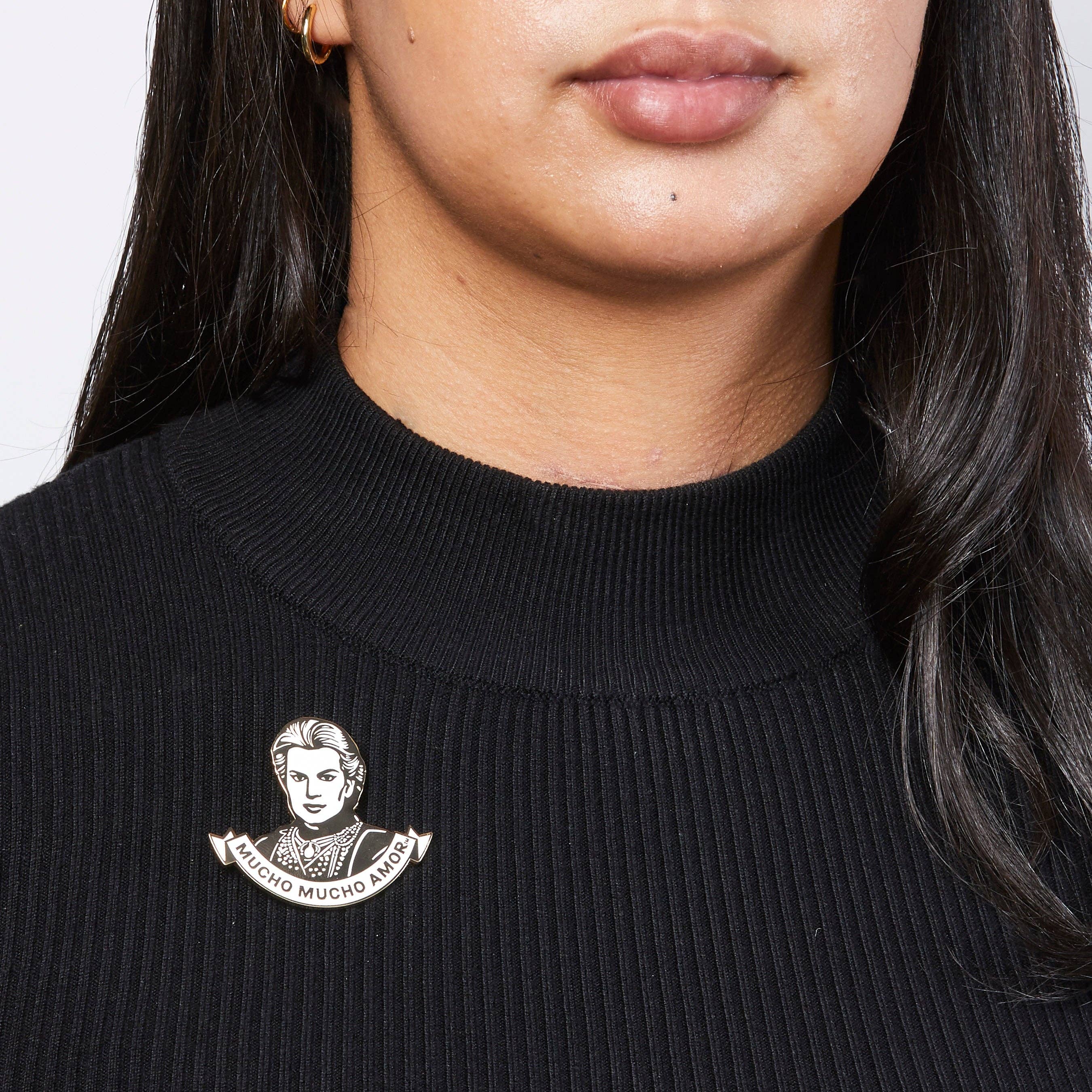 Walter Mercado - Wholesale Lapel Pin/Button - MUCHO MUCHO AMOR ENAMEL PIN3