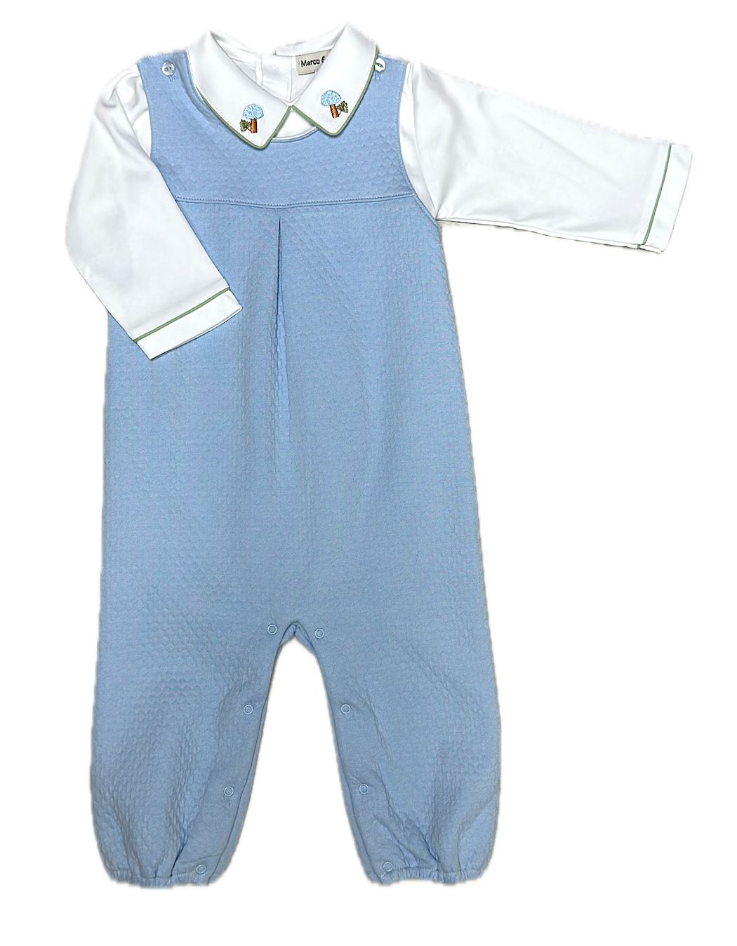 Marco and Lizzy – wholesale Overalls – Kids – Boys overall set Fall mushrooms Collection0