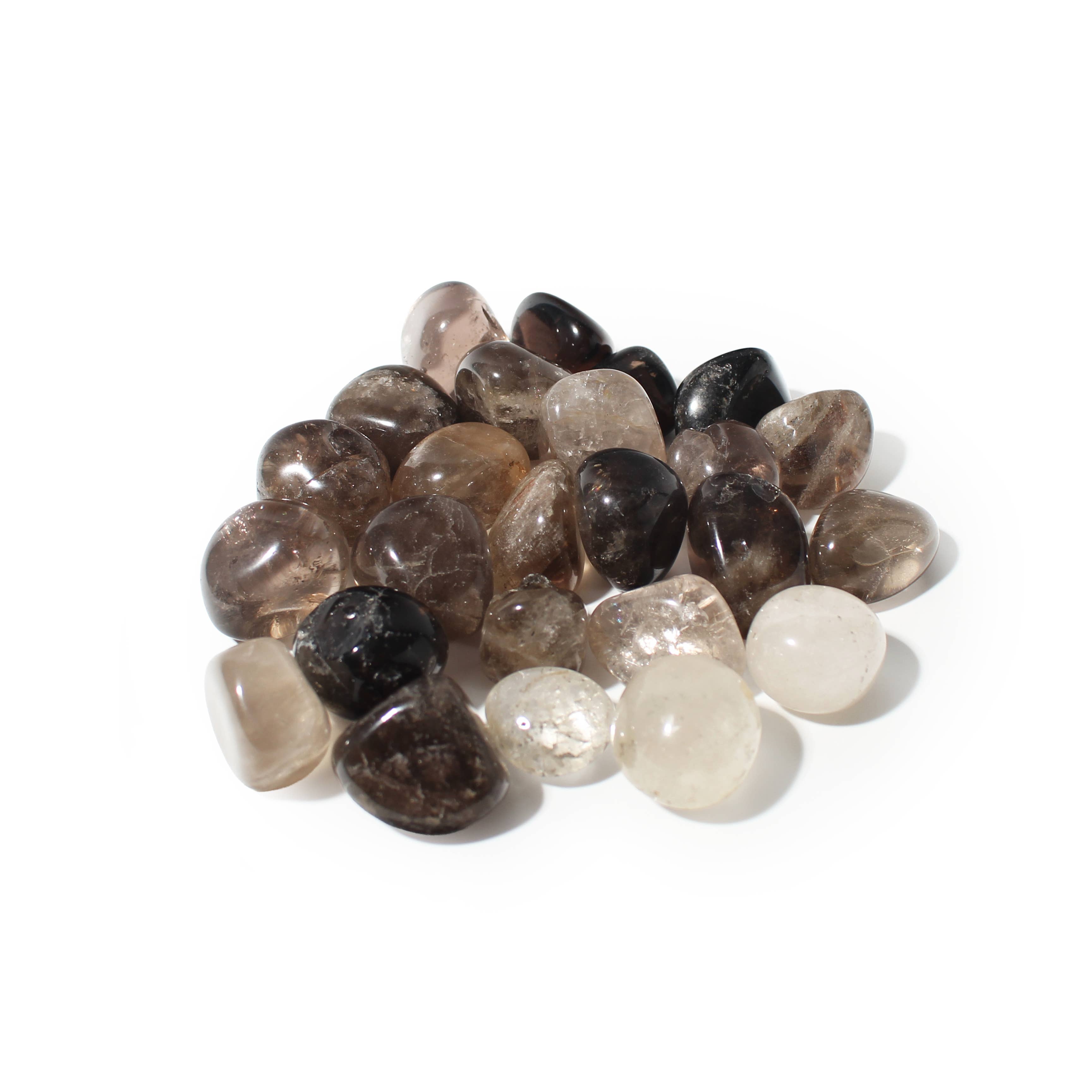 Stonebridge Imports – wholesale Spiritual stone/crystal – Smoky Quartz Tumbled Stone - Light/Dark