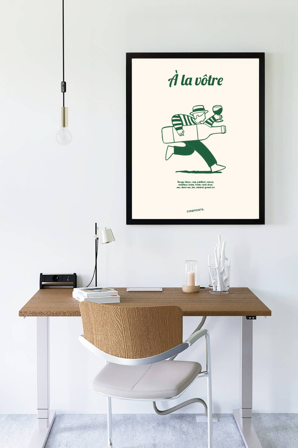 Cinqpoints - Wholesale Poster - Poster A la Vôtre Valentine's Day Gift Idea1