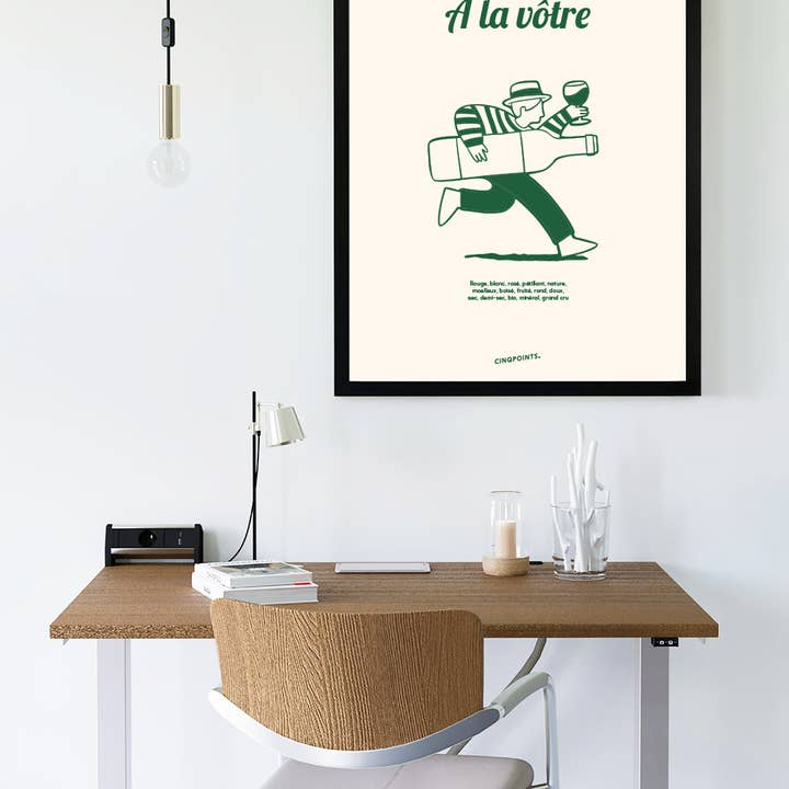 Cinqpoints - Wholesale Poster - Poster A la Vôtre Valentine's Day Gift Idea1