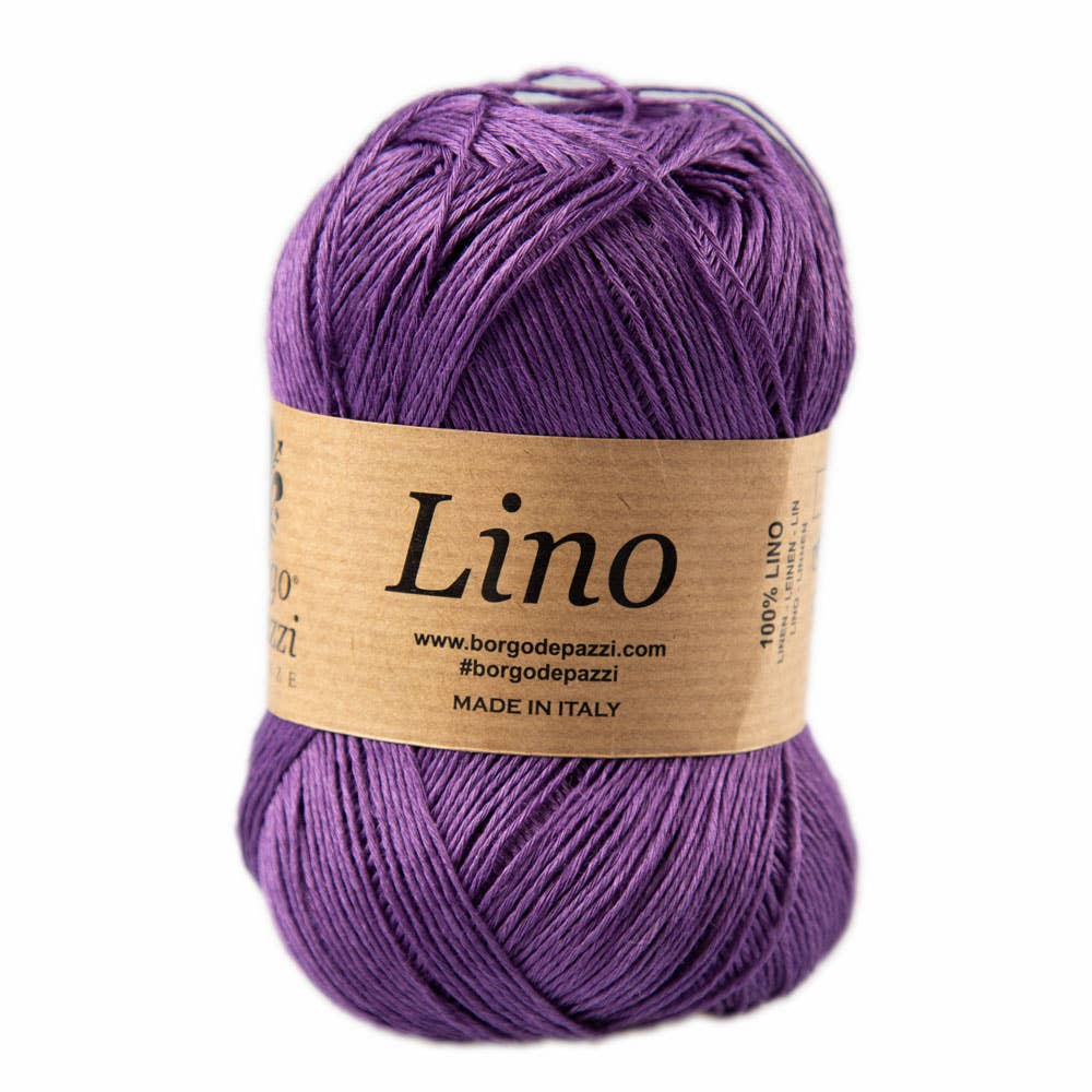 Borgo de' Pazzi - Firenze – Großhandel Garn – Lino - Leinenwolle 10 x 50 g Knäuel17