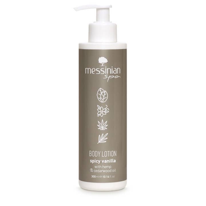 IngrossoBeauty by INCI Srl – Großhandel Körperpflegecreme/Bodylotion – Unisex-Körperlotion Spicy Vanilla Messinian Spa