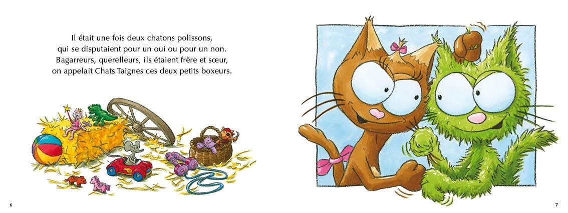 Balivernes éditions - Vente Livre pour jeunes lecteurs (de 6 à 8 ans) - Les chats Taignes1