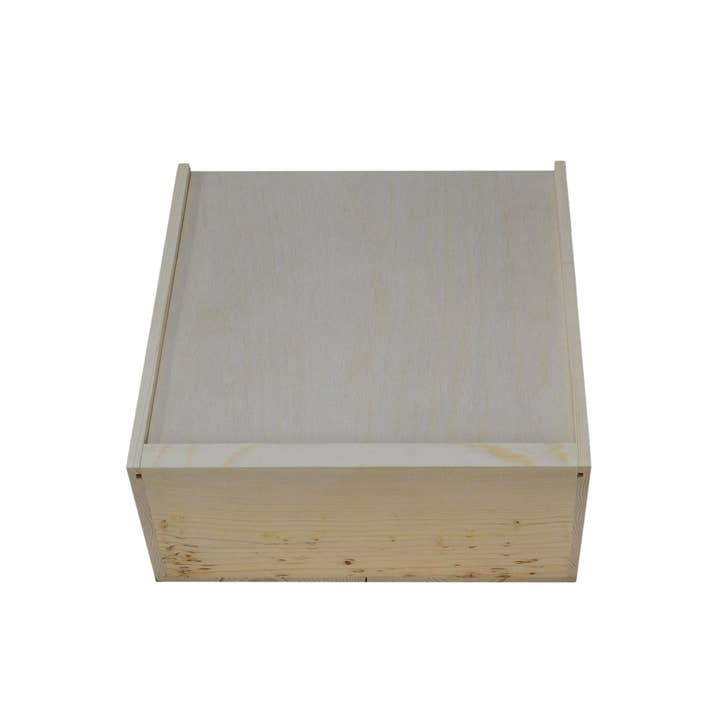 Poole & Sons Inc. - Wholesale Decorative Box - Wooden Slide Top Box 10x10x4 (Bulk)1