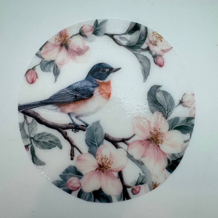 Oiseau et Fleur du Michigan pour la vente par Andreas