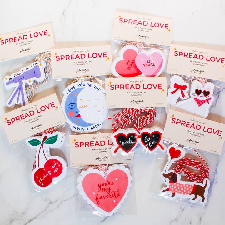 Julia Kestner Designs - Wholesale Gift Tag - Smitten Kitten Gift Tags (Set of 8)4