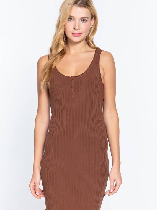 Ärmellos, doppelter U-Ausschnitt, Knopfdetail, Latexc für den Großhandel von Active Basic | Active USA