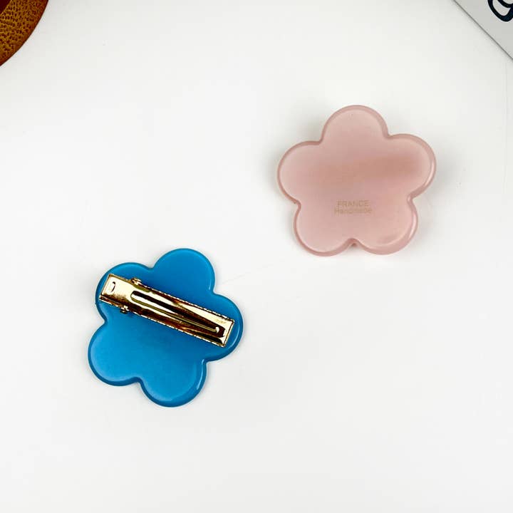 SoapElenGlen - Wholesale Hair Clip - Women's - Cute Small Flower Acetate Duckbill Clip1