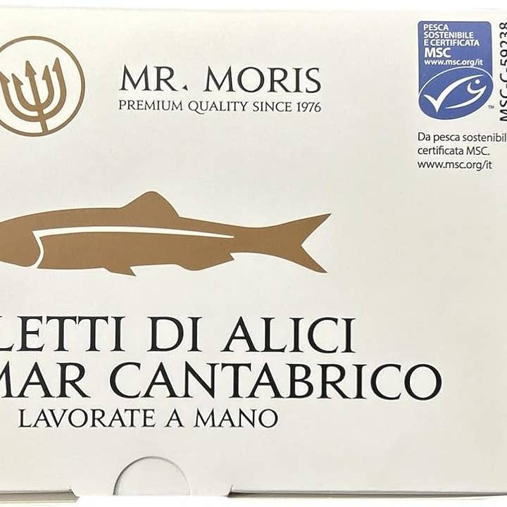 MR. MORIS SRL - Wholesale Tinned Fish - Premium Quality Kosher Cantabrian Sea Anchovies Fillets