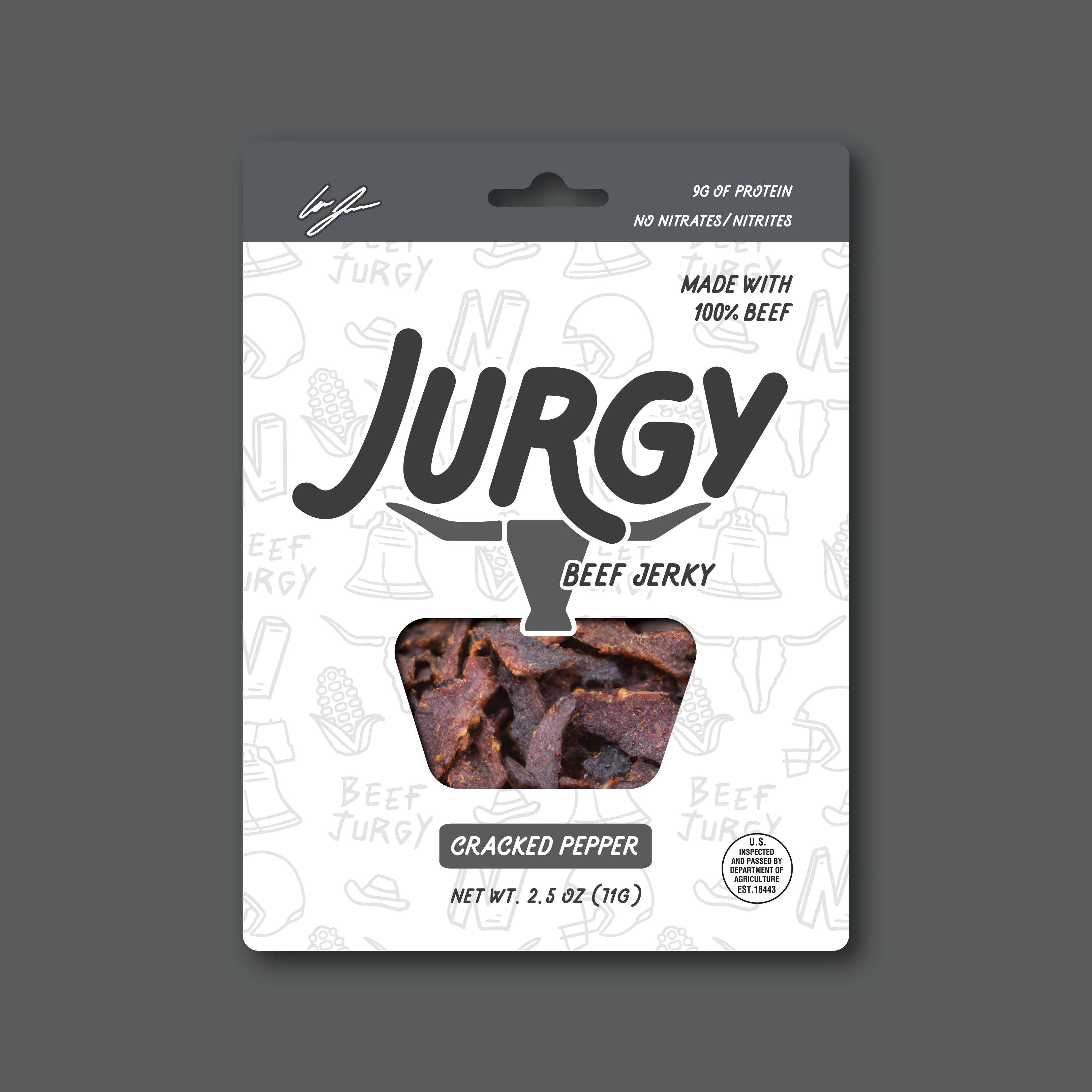 Jurgy - Wholesale Jerky - Cracked Pepper Jurgy Beef Jerky