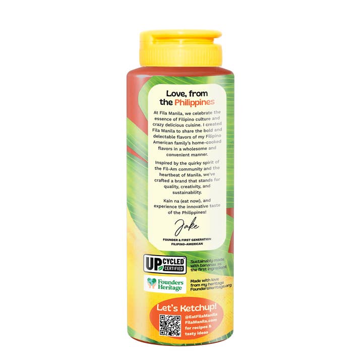 Fila Manila Filipino American Kitchen - Wholesale Ketchup - Banana Ketchup - Award-Winning & Tomato-less Condiment