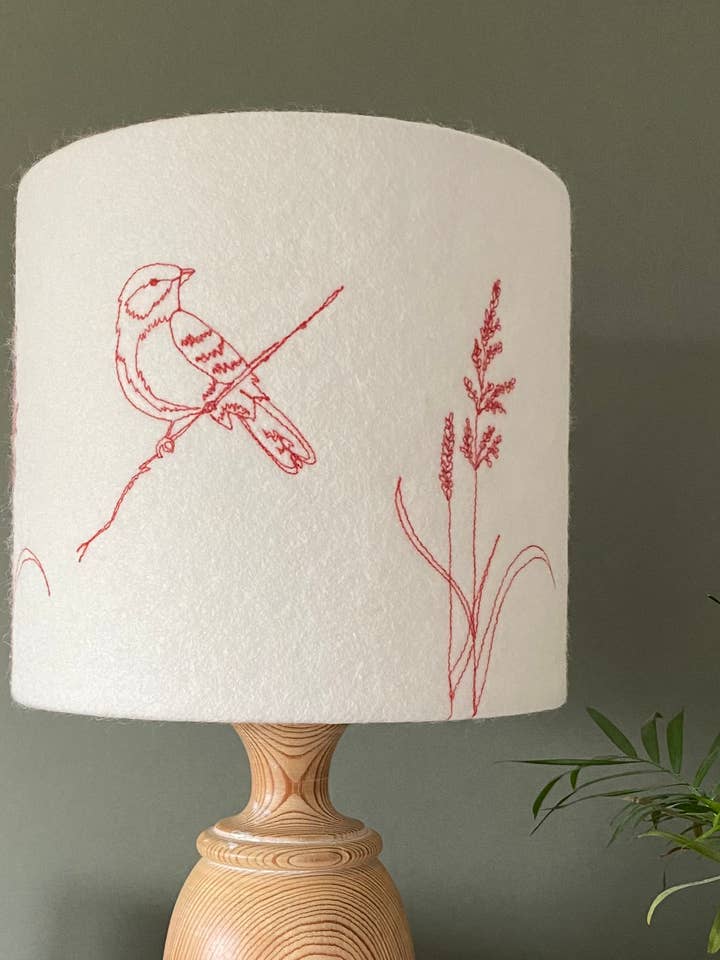 Garden Birds Lampshade for wholesale by melody ryder designs