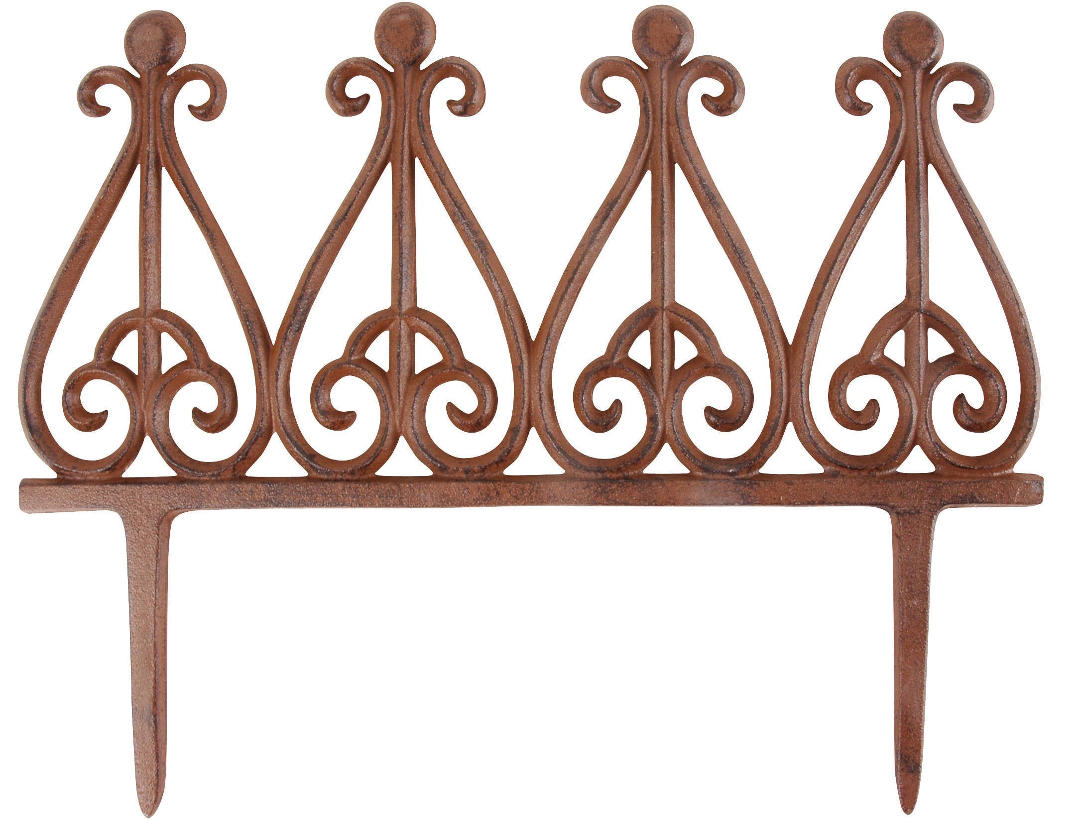 Esschert Design USA - Wholesale Garden/Lawn Stake - Lawn Edging, Cast Iron, Antique Rust2