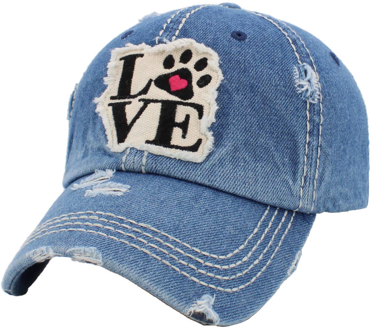 KBETHOS - Wholesale Baseball Cap - Women's - Paw Love Vintage Ballcap0