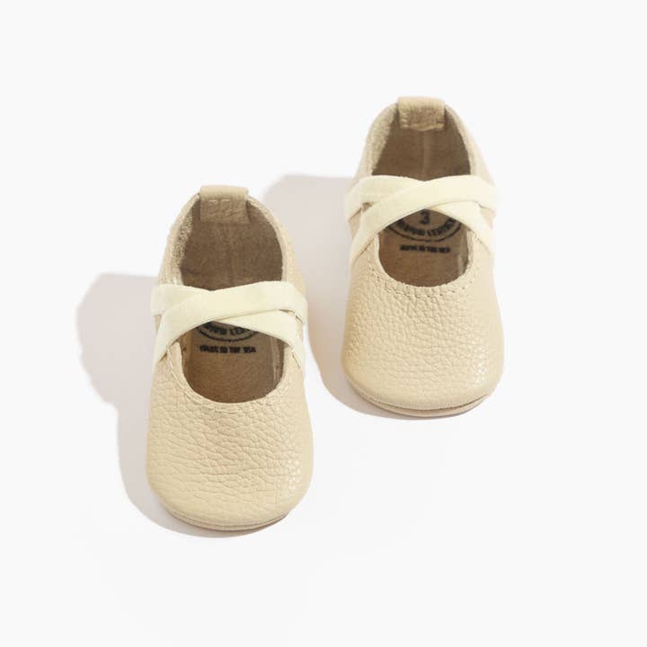 Birch Ballet Slipper Baby Shoe for wholesale by Freshly Picked