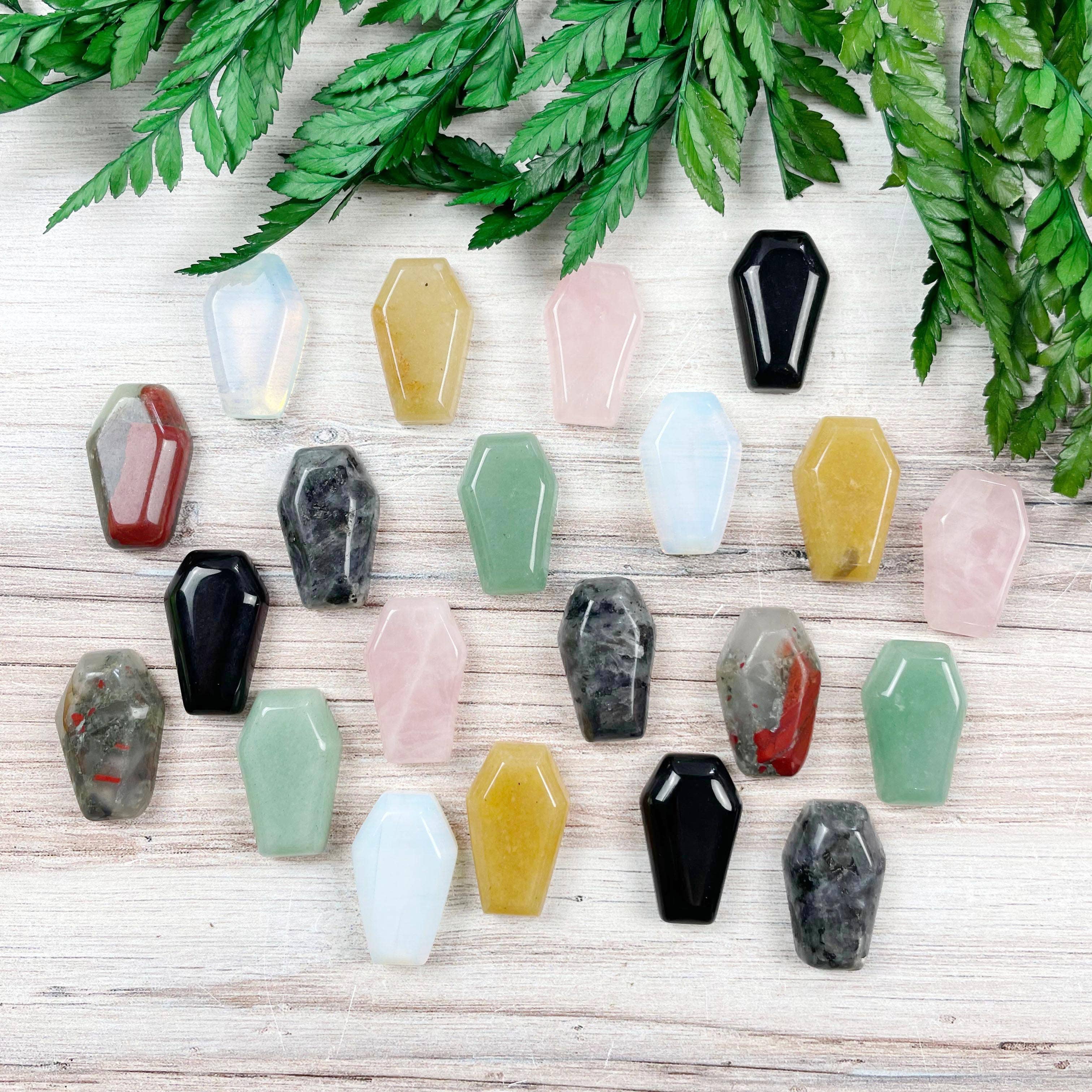 Ewelina Pas Jewelry – Pedra/cristal espiritual por atacado – Pedra de bolso de pedra preciosa mini caixão7