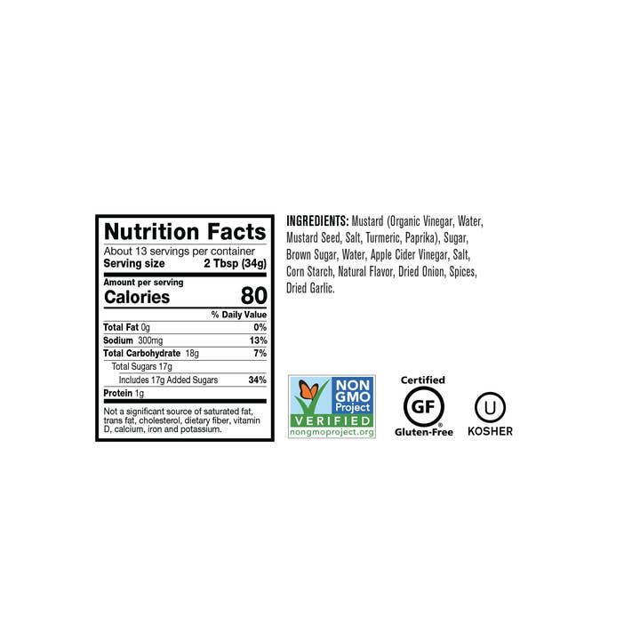 Rufus Teague - Wholesale BBQ Sauce - 2oz Single-Serve Packets - KC Gold Mustard BBQ Sauce2