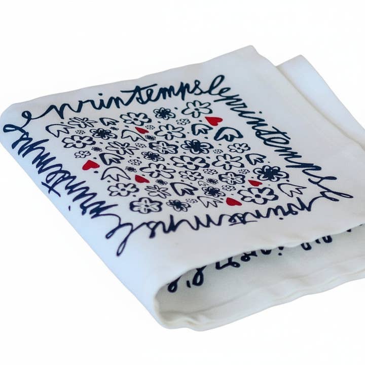 Das Einzelhandtuch "Die 4 Jahreszeiten" von Jana für den Großhandel von LA SERVIETTE DE TABLE