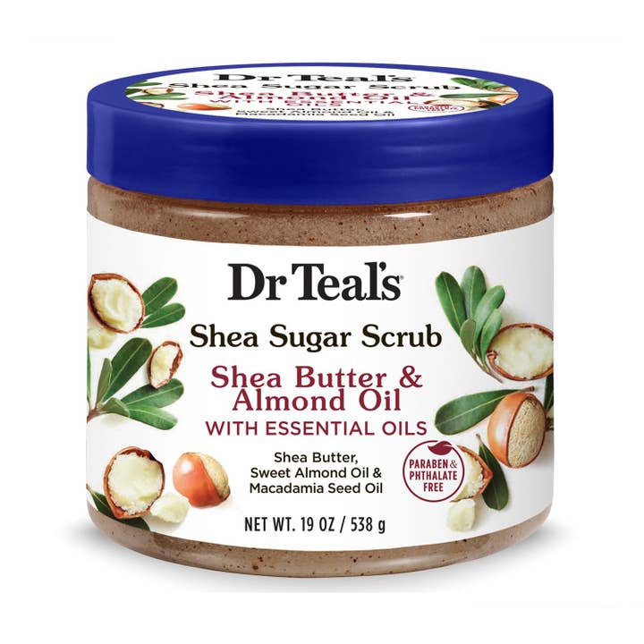 DrTeals Shea Sugar Body Scrub /W Shea ButterAlmond Oil 19oz for wholesale by KT Supply