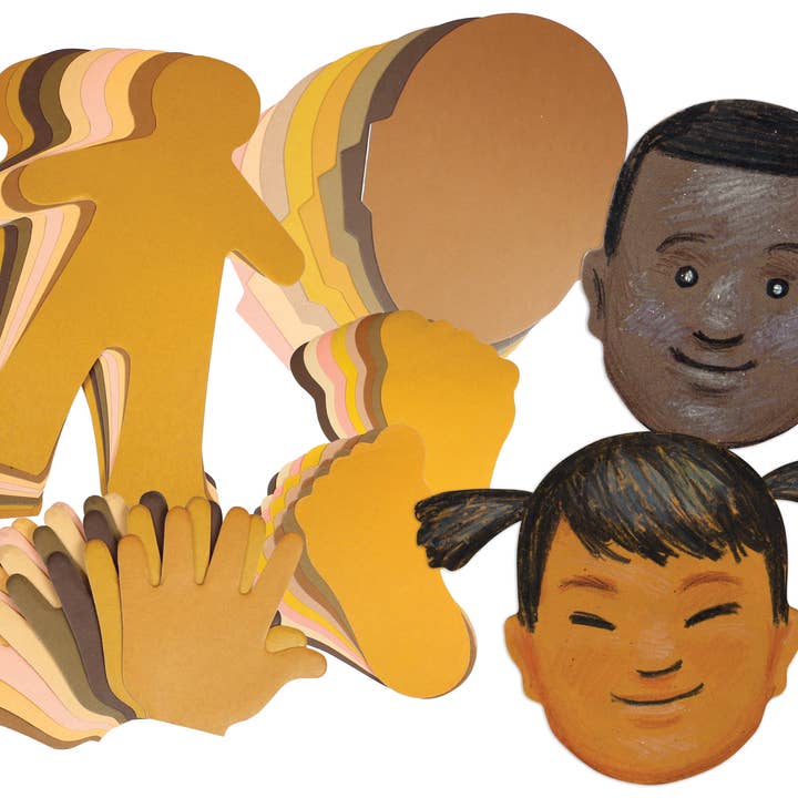 Human Paper Shapes Kit – DIY Educational Craft Kit for wholesale by Roylco