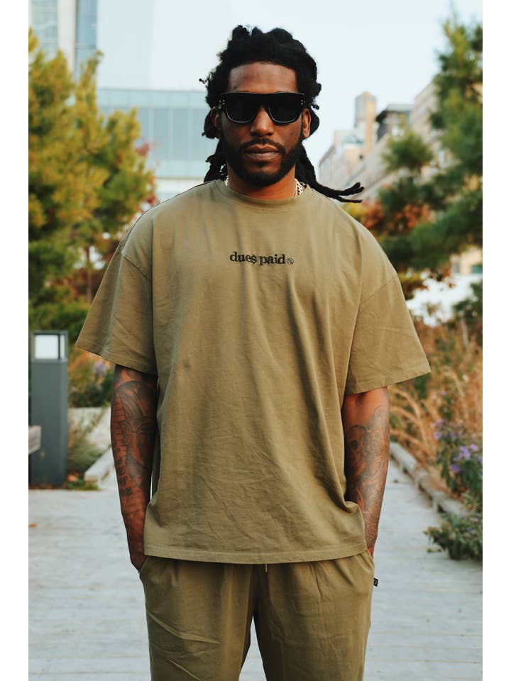 Dues Paid (Military Green - Shorts) for wholesale on Faire7