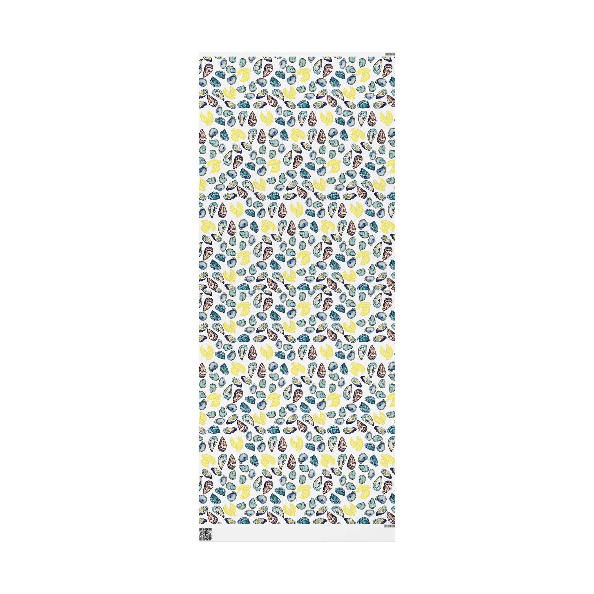 Blue Cava - Wholesale Flat Wrap - Oyster-Inspired Wrapping Paper | Eco-Friendly Gift Wrap5