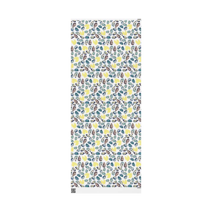 Blue Cava - Wholesale Flat Wrap - Oyster-Inspired Wrapping Paper | Eco-Friendly Gift Wrap5