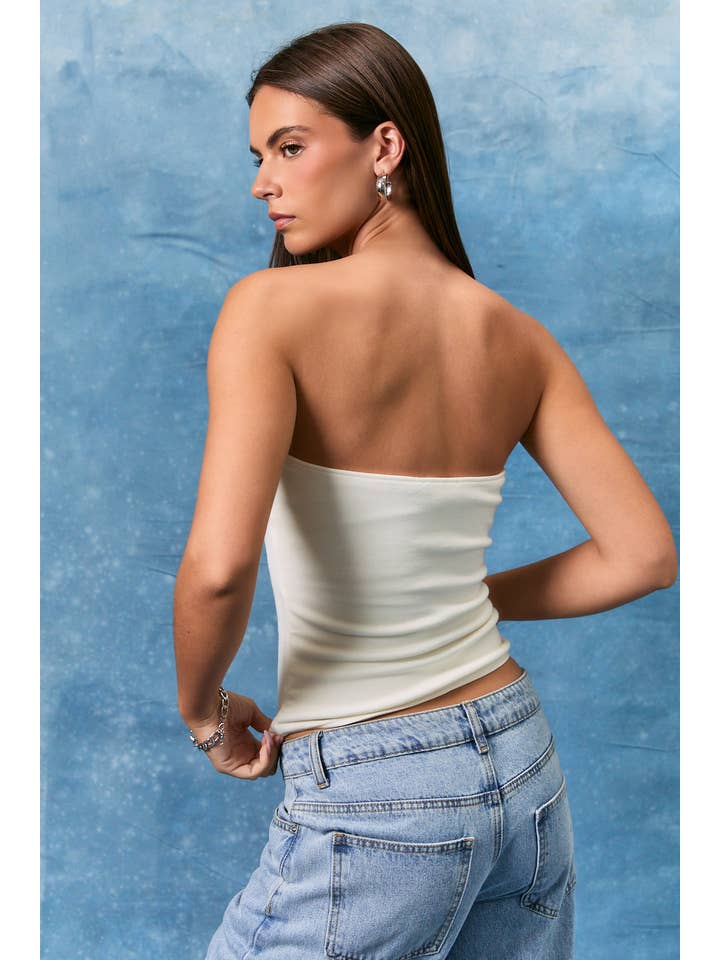 LE LIS - Wholesale Bustier - Women's - DOUBLE LINED TUBE TOP WITH "USA" WORD ON FRONT9