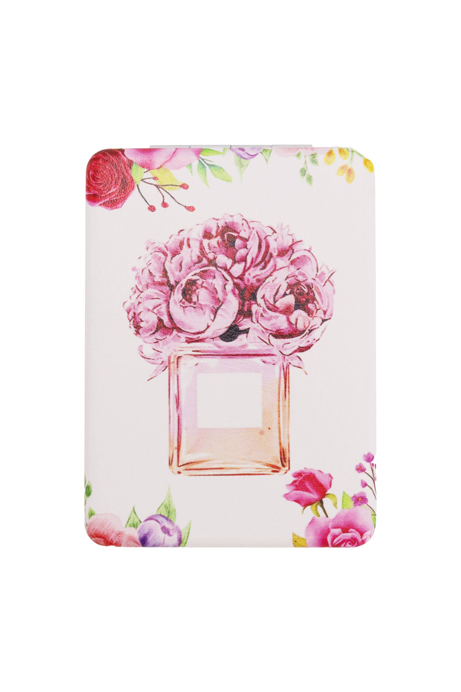 ASSORTED Perfumes Floral Makeup Mirror - 12 Pcs for wholesale on Faire6