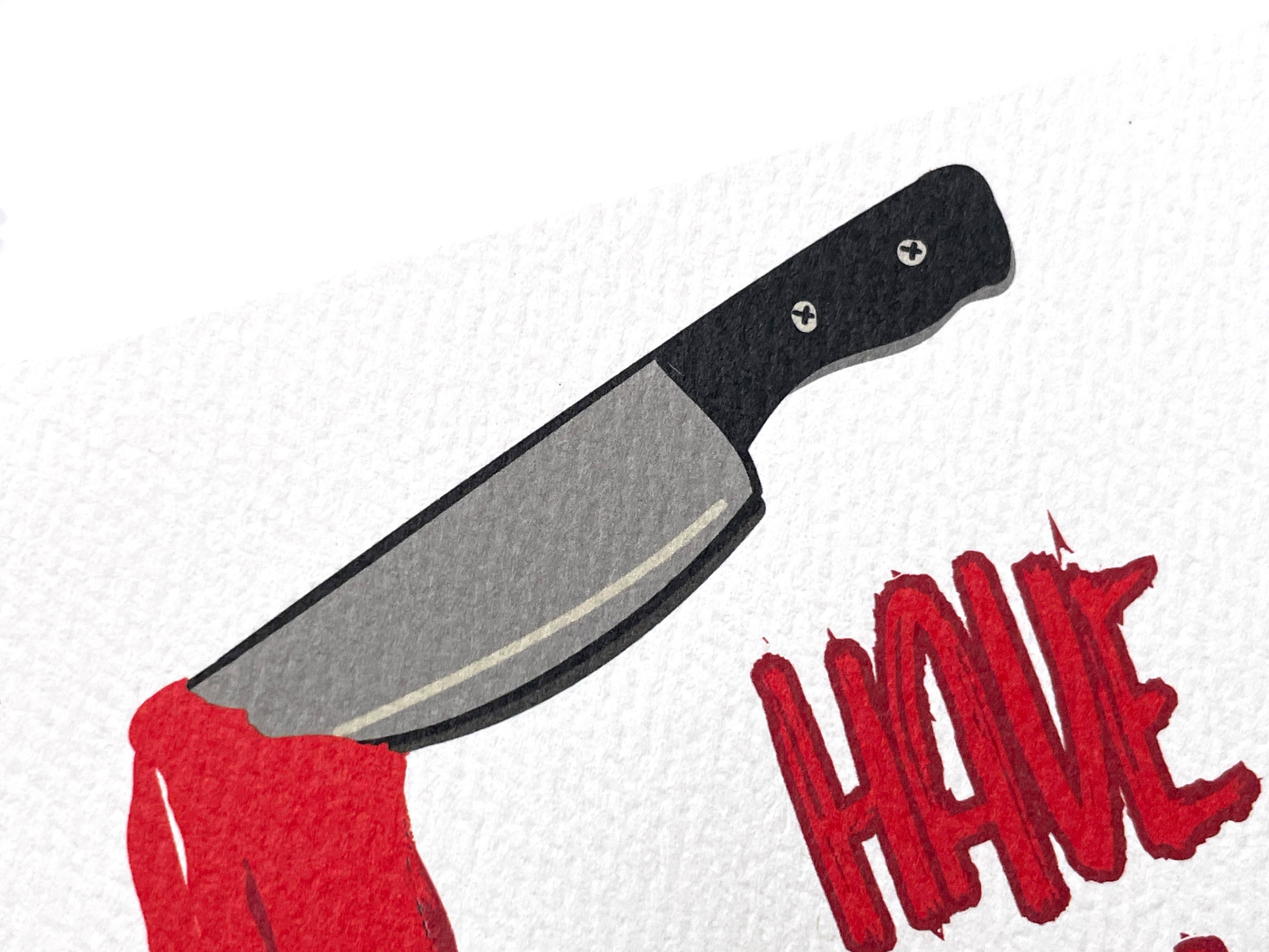 drawn by water - Wholesale Birthday Card - Killer Birthday Card, Horror Stationery2