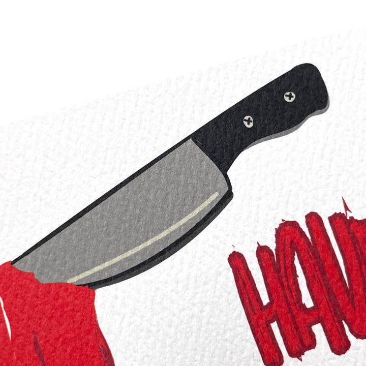 drawn by water - Wholesale Birthday Card - Killer Birthday Card, Horror Stationery2