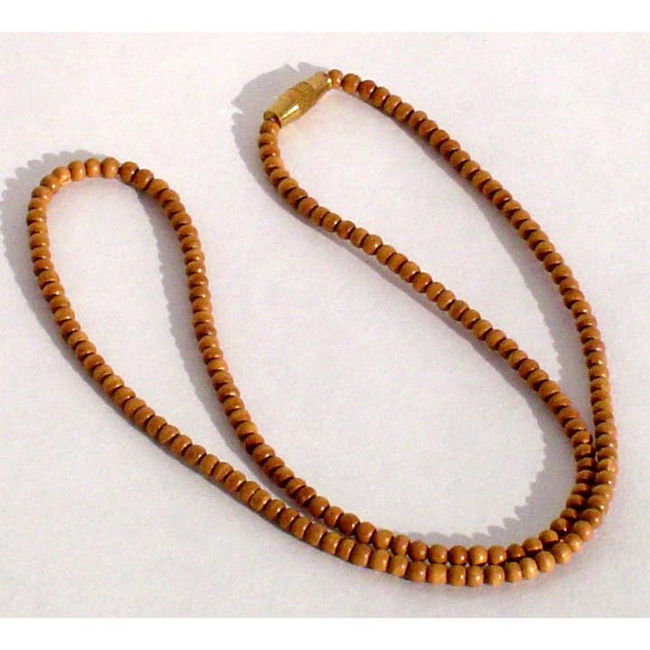 Malas - Sandalwood - 2mm with Clasp for wholesale by The Incense Sampler Works