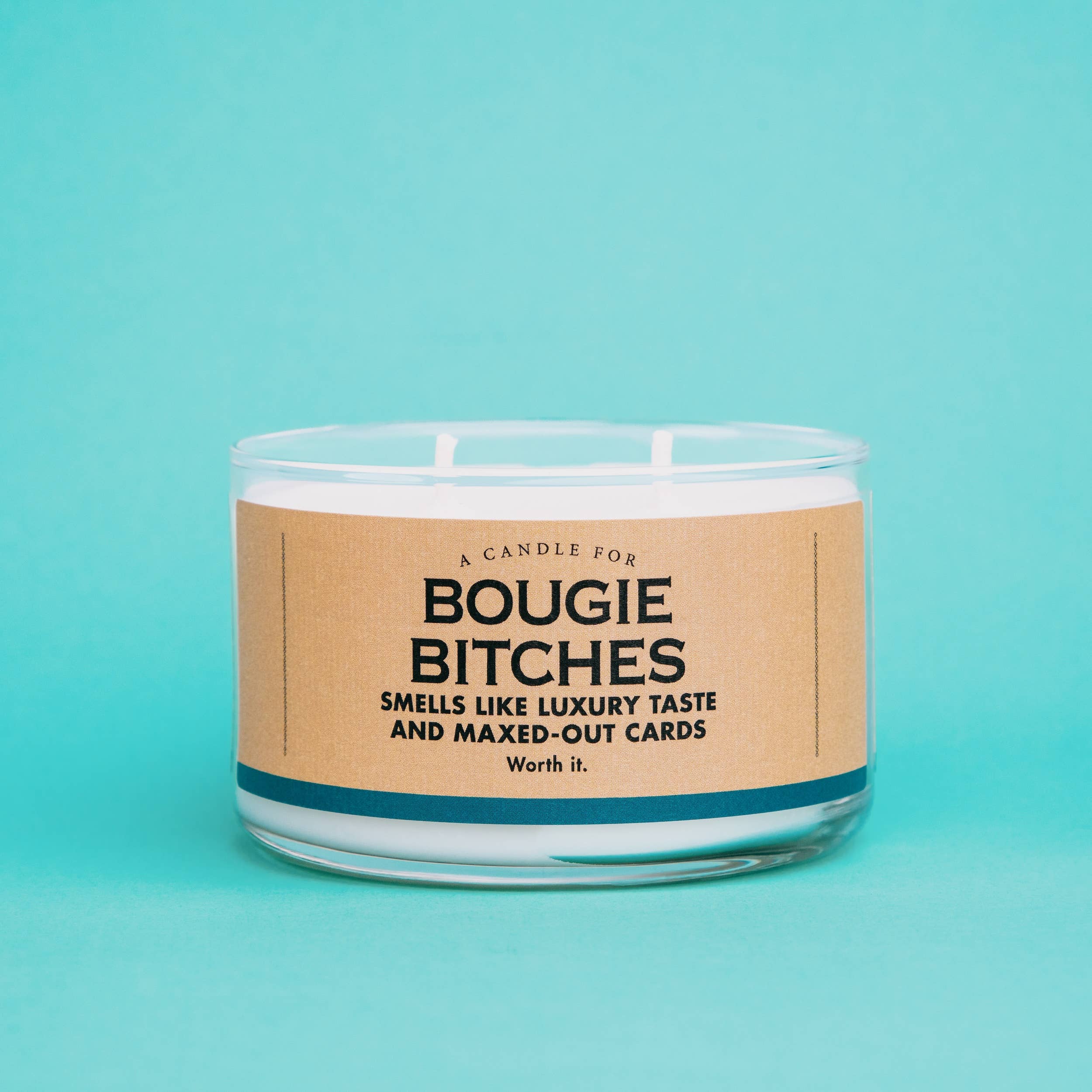 Whiskey River Soap Co. - Wholesale Jar/Filled Candle - A Candle for Bougie Bitches | Funny Candle2