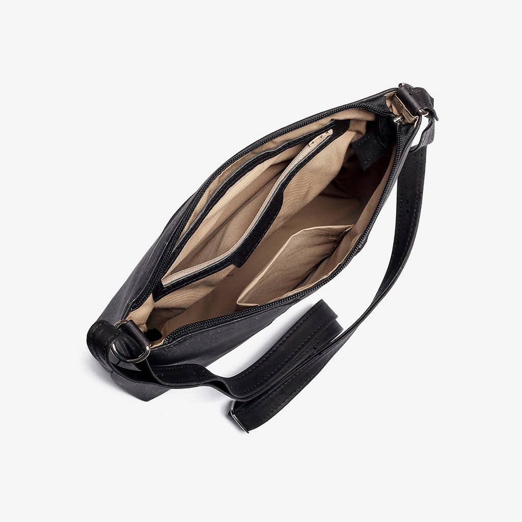 Artelusa – Bolsa de ombro – Mulher por atacado – Shoulder Bag with Laser Black Cork2