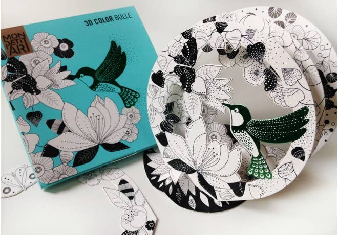 Mon Petit Art - Wholesale DIY craft kit - 3D Bulle, Le Colibri3
