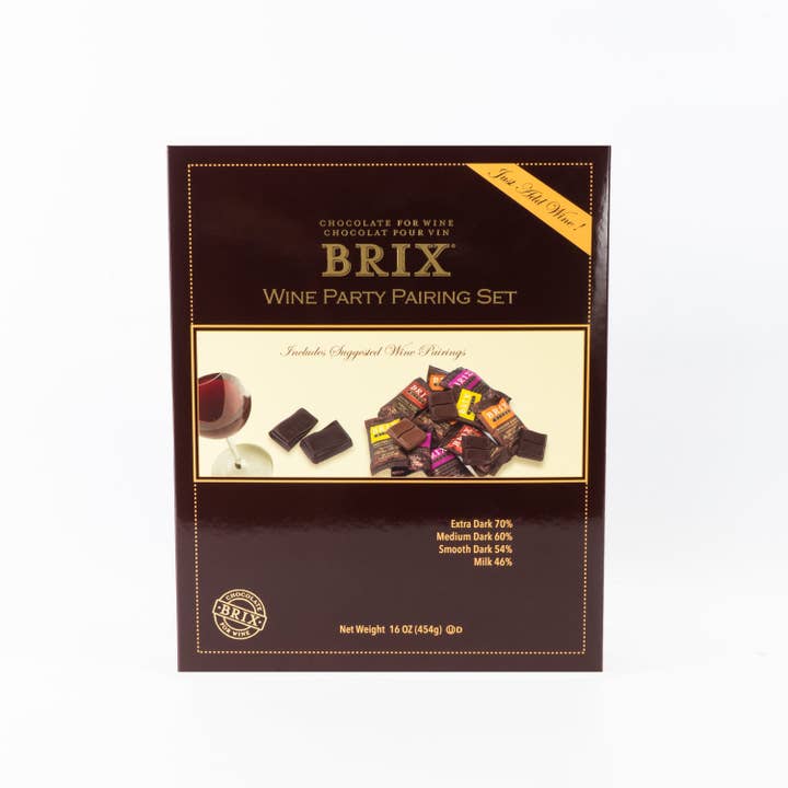 Brix Chocolate - Wholesale Chocolate box - Brix Bites Wine Party Gift Set1