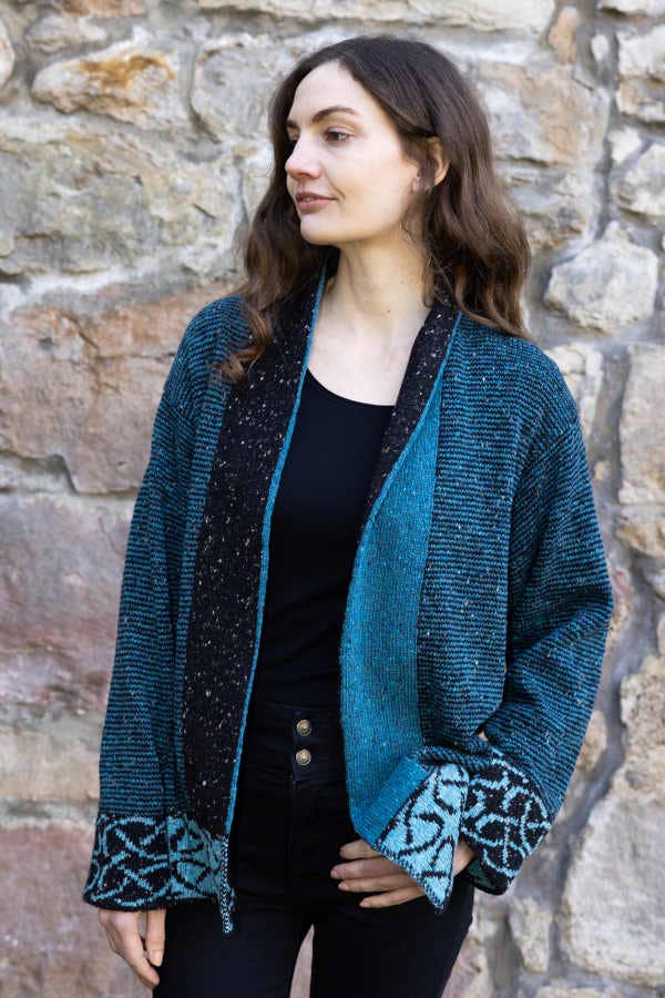 Knitted in Edinburgh - Wholesale Jacket - Women's - Jewel Skye Jacket0