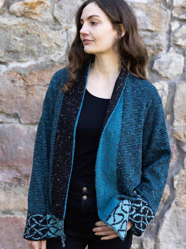 Knitted in Edinburgh - Wholesale Jacket - Women's - Jewel Skye Jacket0