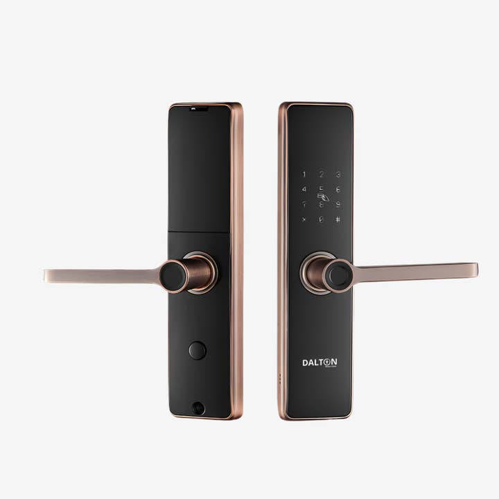 D03 5-In-1 Wifi Copper Finish Lock for wholesale by Dalton Locks