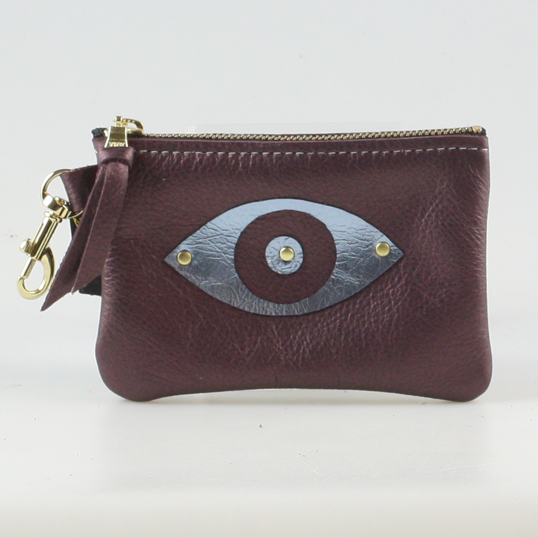 Zina Kao Exclusives - Wholesale Pouch - Women's - The Applique Kara: Evil Eye!2