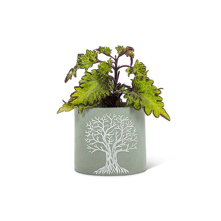 Abbott - Wholesale Plant Pot - Tree of Life Planter - Folk-Art Style Graphic3