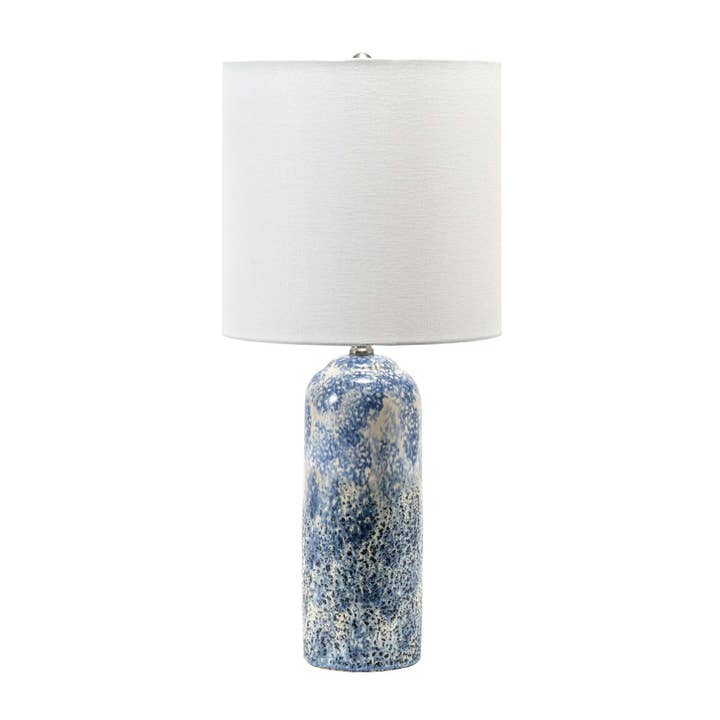 bleu Lampe de table en céramique Watts de 25 po en vente sur Faire