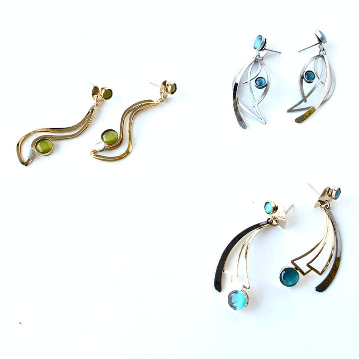 Christophe Poly / Crono Design - Wholesale Dangle Earrings - EARRINGS (Z) - Large Earrings14